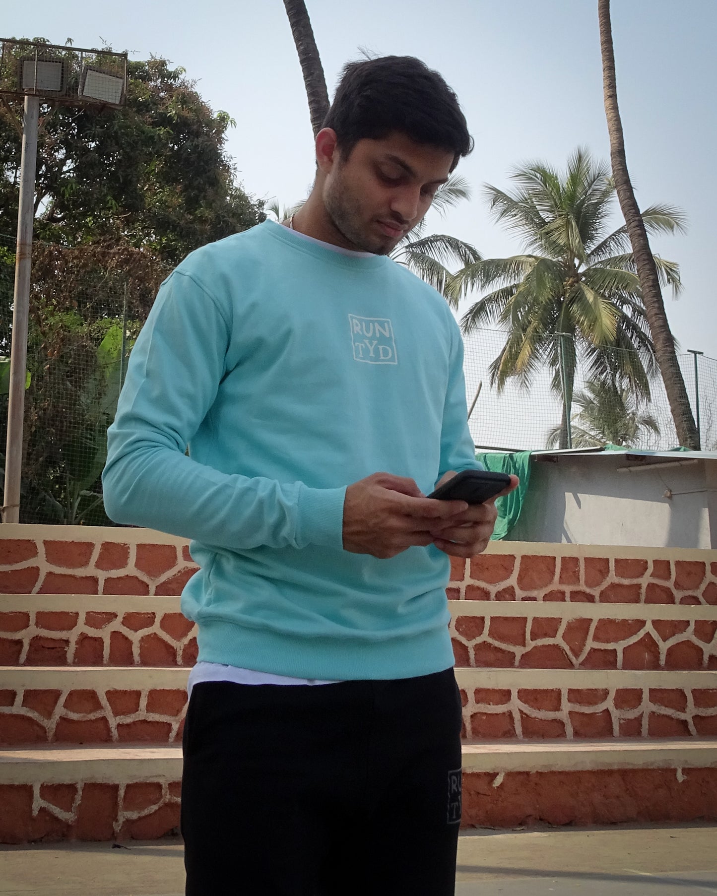 Unisex Slim fit Mint Sweatshirt