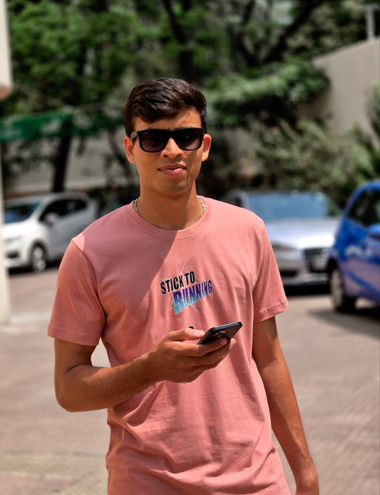 Unisex Coral Relaxed Fit T shirt