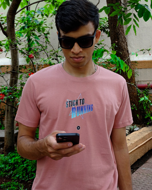 Unisex Coral Relaxed Fit T shirt