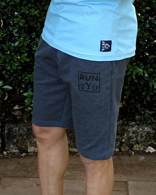 Unisex Charcoal Tapered Fit Shorts