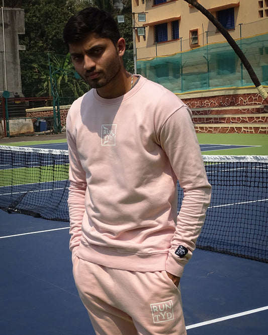 Unisex Slim Fit Peach Sweatshirt