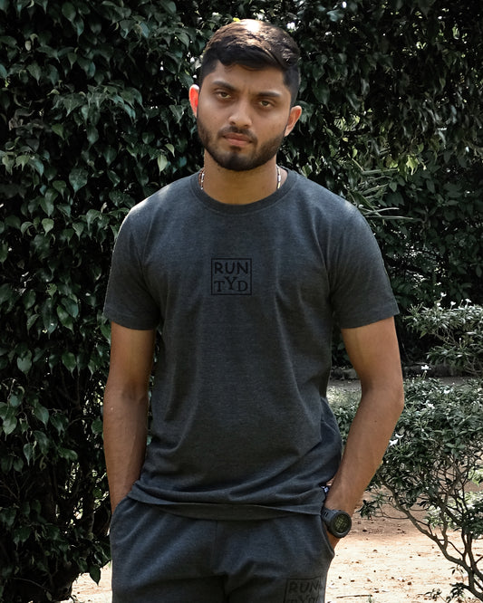 Unisex Slim Fit Charcoal T shirt