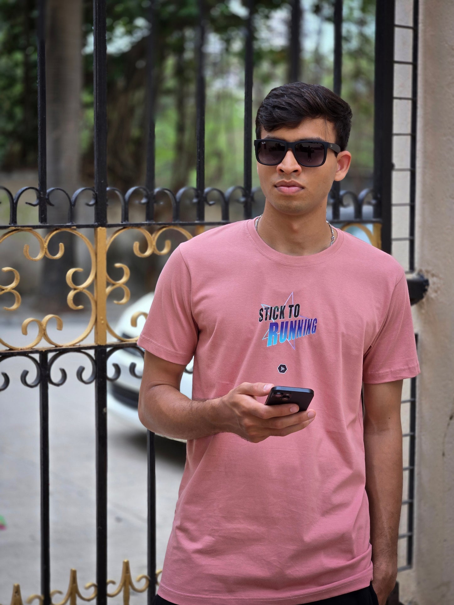 Unisex Coral Relaxed Fit T shirt