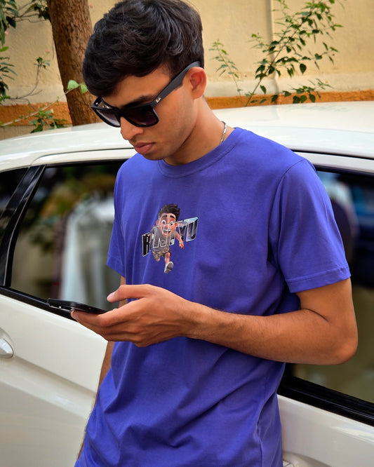 Unisex Very Peri Relaxed Fit Graphic T shirt