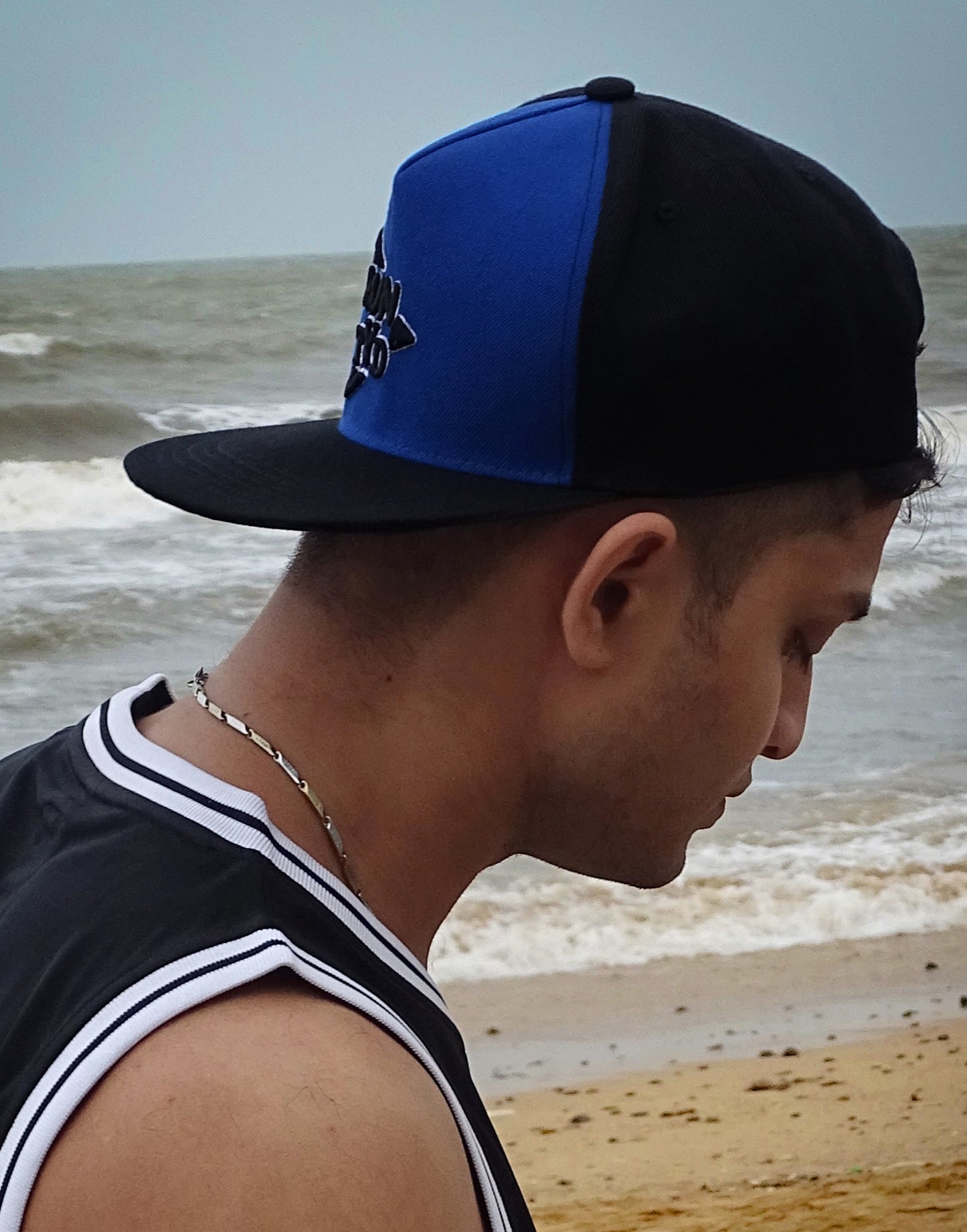 Logo Cap Royal Blue Black