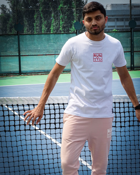 Unisex Slim Fit White T shirt