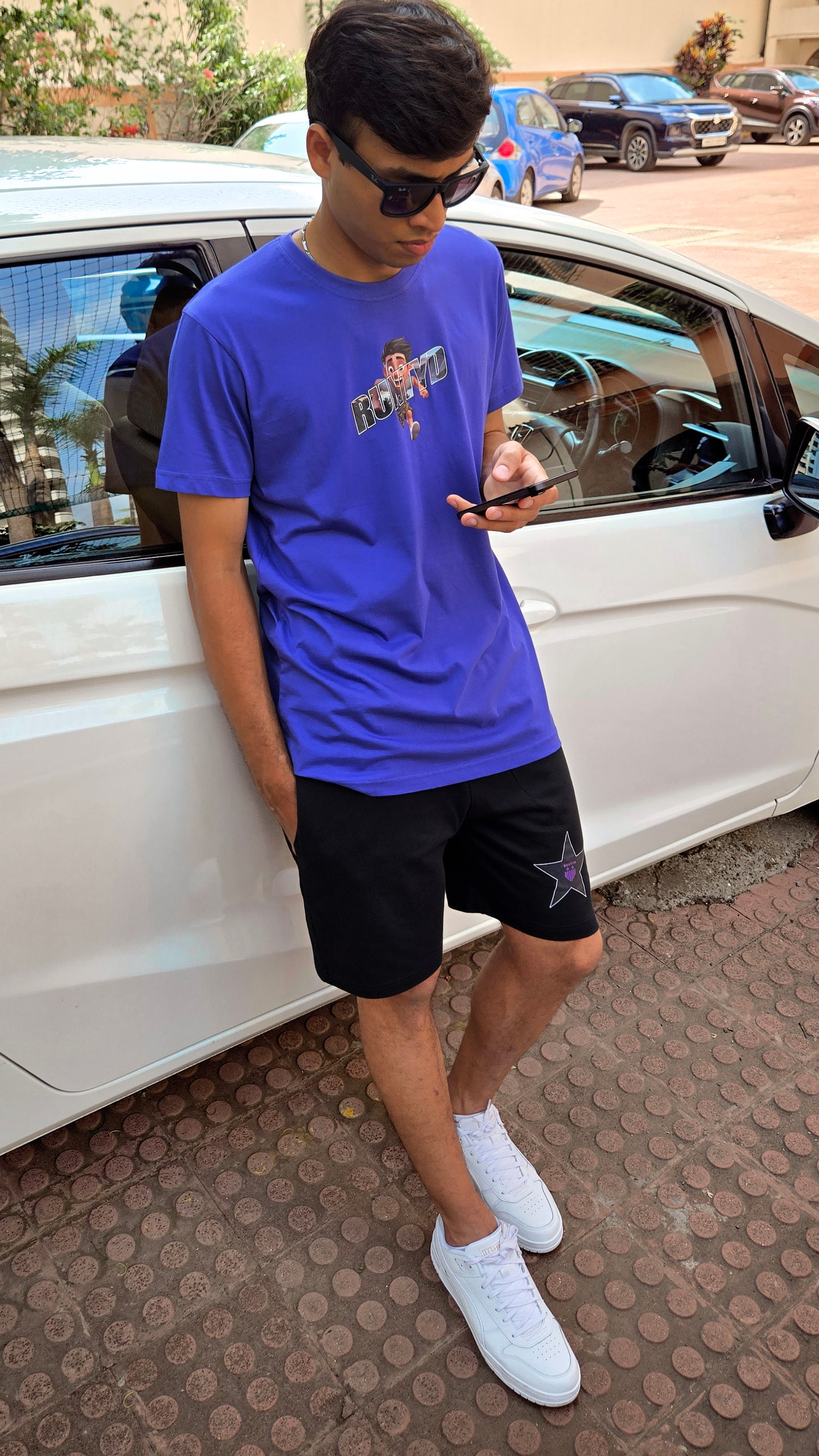 Unisex Very Peri Relaxed Fit Graphic T shirt