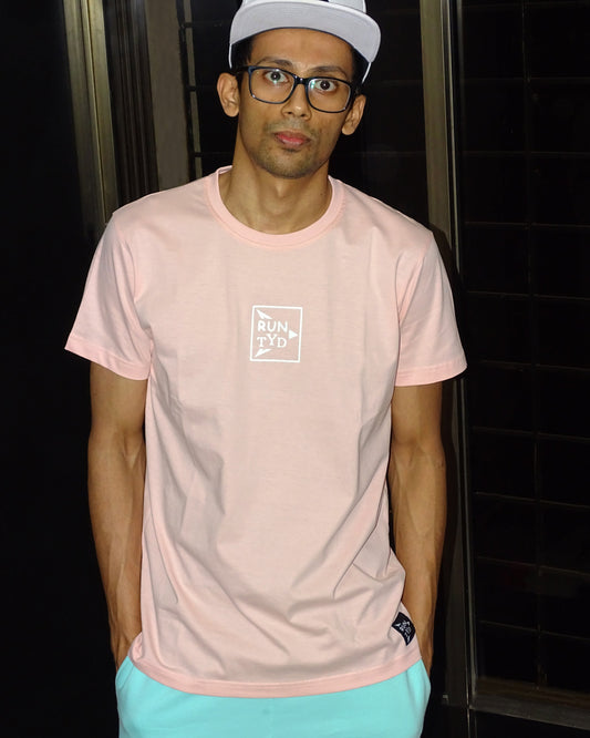 Unisex Slim Fit Peach T shirt